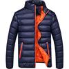 Fulidngzg Piumino Uomo 100 Grammi Invernale Senza Cappuccio con Tasche Incorporato e Colletto Eretto Zip Giacca a Vento Imbottita Trapuntata Casual Giubbotto Primaverile Leggero per Lavoro Sportiva Trekking