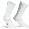X Tech Sport Design Crono 7, 1 Paio, Calza Tecnica Aerodinamica, Calza Ciclismo, Costine per Minima Resistenza all'Aria (IT, Numero, 35, 38, Regular, Regular, Bianco)