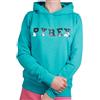 PYREX ORIGINAL - Felpa con Cappuccio da Donna in Cotone, Polsini Elasticizzati, Logo Frontale Riflettente Riflettente - Art.45160 (Menta, XS)