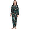 Amaxer Set Pigiama Caldo da Donna in Flanella 100% Cotone Set Pigiama Autunno e Inverno