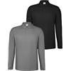 ALPIDEX Maglietta Polo Uomo Manica Lunga Set da 2 100% Cotone piqué | 240 g/m², Taglio Regolare, OEKO-TEX, Traspirante, Colletto, Bottoni, Polsini, Lavoro, Casual, Tinta Unita, S-5XL