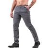 Instinct Pantaloni Uomo Chino Slim Fit Elasticizzati Microfantasia Pantalone Cinos Casual Elegante Classico da Ufficio con Tasca America in Cotone ZK-671