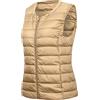 Peuignao Gilet Piumino Smanicato Donna Leggero Gilet Piuma Donna Giubbotto Giubbino Smanicato Donna Piumini Giacca Gilet Piumino Puffer Piume Senza Maniche Donna Invernali Down Vest Donna Taglie Forti Caldo S