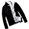 OnaiC Giacca di jeans foderata da donna invernale - Giacca in denim con pelliccia, revers in pelliccia, mantello in pile, jeans invernali con maniche lunghe, antivento, giacca corta, invernale, in