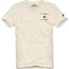 Saint Barth Mc2 Uomo T-Shirt Manica Corta POT0001 Cotone Bianco Sporco XL