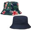 LIPODO CAPPELLISHOP Flower Bucket Cappello Reversibile Tascabile 100% Cotone Donna Primavera Estate