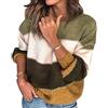 Pengniao Maglione Oversize Donna Invernale Maglioni Donne Manica Lunga Invernali Larghi Pullover Donna Largo Taglie Forti Maglione Lavorato Maglia Girocollo Maniche Lunghe Caldi Pesanti Maglioncino Giallo 2XL