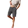 Zetieny Pantaloncini Estivi da Uomo in Lino con Elastico in Vita e Coulisse | Pantaloni Corti Uomo, Shorts Bermuda, 3 Tasche Pratiche, 78% Viscosa 22% Lino, Tessuto Senza Elasticità, Spiaggia, Casual