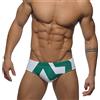 NUJOLI Slip bikini da uomo, sexy, a vita bassa, con coulisse regolabile, Bianco#2, X-Large