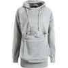 Uwdiohq Felpa Donna con Zip E Cappuccio Tuta Cotone Leggera Firmata Allattamento Felpe Nere Vintage Shark Hoodie da Firmate Oversize Cerniera in Maglia Lunga Pelosa Gatto Rosa Eleganti Taglie Forti