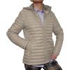 Fantasy Giacca Piumino Leggera Ecologica 100 grammi Trapuntino Foderata Taglie Grandi Mezza Stagione Donna Ragazza (56, Beige)