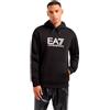 EA7 Emporio Armani Felpa da Uomo con Cappuccio Visibility Nera Taglia M Codice 6DPM02PJVTZ-1200