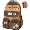 Generic Capybara Zaino Per La Scuola, Carino Preppy Estetico Y2k Zaino Con Spilla Kawaii E Accessori Per Ragazze, Marrone, Taglia unica