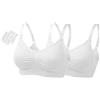 UtopyaUK® 2/3 Pack Senza Cuciture, Reggiseno Premaman Imbottito per Allattamento, coppetta per Dormire, Comodo e Confortevole, Senza Fili, con estensori per Reggiseno