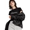 Armani Exchange Short Sleeve Classic Script Logo Scoop Neck T-Shirt T-Shirt Donna