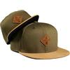 Soulbuddy Set di 2 Cappellini da Basecap Coordinati papà e Figlio - Snapback cap Traspiranti Uomo e Bambino - Look Mini Me Famiglia - Idea Regalo Originale (IT, Testo, M, Verde Oliva)