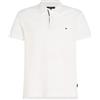 Tommy Hilfiger Uomo Maglietta Polo Maniche Corte Regular Fit, Bianco (White), XS