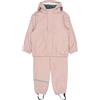 Mikk-line Set da Pioggia in Due Pezzi con Spalline | Certificato Oeko-TEX Standard 100 | 100% Materiale PU Riciclato | Per Ragazzi e Ragazze | Pantaloni e Giacca da Pioggia | Dettagli Riflettenti