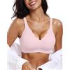 Ronronner Reggiseno Donna Senza Ferretto con Cuscinetti,Comfort Intimo Bralette Invisibile Elasticizzato,Supporto Completo e Cinghie Regolabili Reggiseni,Bralette Donna di Base