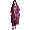 Parvdi Set di kurta Parvdi per donne con dupatta, kurti in stile indiano, pantaloni palazzo, set di pantaloni per donne, abbigliamento da festa, Large