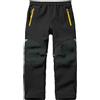 Jogwits Pantaloni Softshell Bambini Impermeabili Sci Riscaldati Outdoor Termici Foderati Invernali Trekking Cargo per Ragazzi e Ragazze