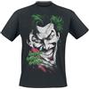 BATMAN The Joker Uomo T-Shirt Nero 100% Cotone Regular