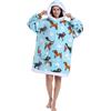JOREAY Felpa con cappuccio oversize da donna 2025, carina, morbida, comoda, calda, indossabile, per mamma