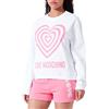 Love Moschino Regular Fit Roundneck Sweatshirt Maglia di Tuta Donna