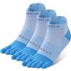 OrrinSports Calzini con Dita per Uomo Donna Cool-max Calzini da Corsa 3 Paia Calzini Sportivi Traspiranti a Cinque Dita, Small