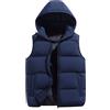 Peuignao Gilet Imbottito Uomo Giubbotto smanicato Uomo Invernale Giubbino Smanicato Gilet Trapuntato con Cappuccio Uomo Taglie Forti Giacca senza Maniche Giacchetto smanicato Uomo Puffer Gilet Uomo Imbottiti