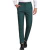 Oanviso Pantaloni da Abito Uomo Chino Pantaloni Motivo a Quadri Elegante Taglio Dritto Pantalone Casual Jogging Chino Pantaloni Elasticizzati Slim Fit Twill Pantaloni Scozzesi Uomo H 06 L