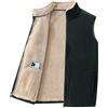 Peuignao Gilet Pile Uomo Softshell Invernale Giubbotto Giubbino Smanicato da Uomo Casual Giacca senza Maniche Gilet Felpato Tasche Uomo Pile Taglie Forti Giacchetto Smanicato Uomo Gilet Micropile Uomo Nero 5XL