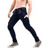 Instinct I Pantaloni Uomo Cargo Elasticizzati con Tasche Laterali Slim Fit, Pantaloni Tasconato Tasconi Multitasche Militari, Calzoni da Lavoro, Escursionismo, Trekking, Viaggio (48, Blu IN-901)