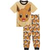 Pokémon Pigiama per Bambini, Adolescenti, Ragazzi, Ragazze, a Maniche Corte, T-Shirt con Pantaloni Lunghi, 11-12 Jahre