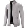 Generic Top Uomo Giallo Solid Hatless Zipper Caldo Cardigan Cardigan Cappotto Uomo Caldo, beige., M