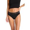Modibodi biancheria intima periodica sensuale hi vita bikini a tenuta stagna super-durante la notte assorbenza 40ml, Nero , 40