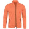 Fulidngzg Giacca Uomo Invernale in Pile con Colletto Eretto Cerniera S-5XL Maglione Caldo Elegante Casual Felpa Senze Cappuccio Leggero Primaverile per Lavoro Trekking Sportiva,Arancione,M