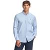 Polo Club Camicia Oxford Uomo con Logo Ricamato 100% Cotone, Sky Blue -M