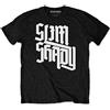 Eminem Rock Off Slim Shady Slant, T Shirt Uomo, Nero, M