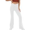 shownicer Jeans Donna Vita Alta Jeans a Zampa Jean Elasticizzati Bootcut Jean Curvy Push Up Pantaloni Stretch Denim Pantaloni A Bianco M