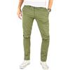 Yazubi - Pantaloni Chino da Uomo - Pantaloni Chino Business per Uomini con Inserto Stretch - Chino Kyle di YZB, Verde (Dusky Green 4R170517), W29/L30