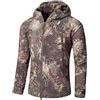 Uugood Giacca Softshell da uomo in pile tattico invernale caldo Combat con cappuccio Giacca militare Cappotto