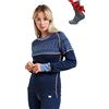 Merino.tech Maglia Termica Donna Lana Merinos - 100% Lana Merino + Calzini (Medium, 250 Nordic Tale Berry)