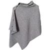 Makroyl Poncho da donna multiway con bottoni scialle avvolgente scialle lavorato a maglia cashmere Feel Wrap versatile cardigan mantello sciarpa per l'inverno