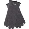 EEM Fashion EEM guanti da uomo in maglia, morbida lana, fodera termica Thinsulate, orlo con piping, antracite S/M