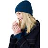Style & Republic Style Republic Berretto da donna a costine, 100% cashmere, morbido ed elastico, con bordo a costine, caldo cappello invernale, Blu marino., Taglia unica
