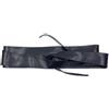 FrasiBags Cintura Larga Fusciacca da Donna Vita Alta in Vera Pelle con Chiusura Annodata, Fusciacca Donna Elegante in Pelle (Blu)