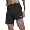 Calvin Klein Volley Quick Dry Stretch Swim Trunk Costume a Pantaloncino, Nero, L Uomo