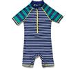 BONVERANO Costume Intero Neonato Manica Corta Protezione UV 50+ Costumi da Bagno con Cerniera