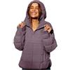 MJGkhiy Piumino Donna Invernale Corto Leggero Cappotto Taglie Forti Puffer Jacket Caldo Piumini Imbottita Casual Elegante Giubbino Trapuntato Comodo Giacca Antivento Con Cappuccio Autunnale